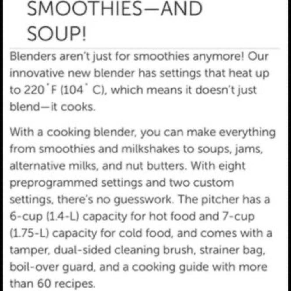 Pampered chef cooking blender - new out of box - Picture 5 of 6